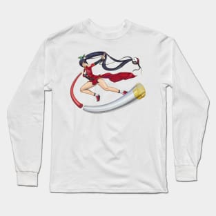 Litchi Faye Ling (double sided t-shirt) Long Sleeve T-Shirt